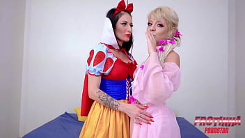 Before fucking hot lesbians tease and delight each other together