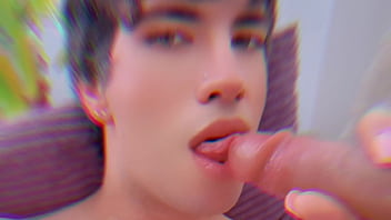 Sissy Trans Playing With Her Pussy thumbnail
