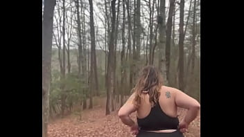 Curvy mountain milf surrounded by hard wood but not the kind i want in me right now #publicflash