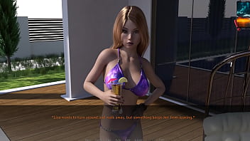 Reunion amy & rachel's lesbian fun in the swimming pool