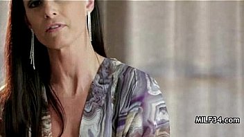 Horny milf fucks a cock and the bed