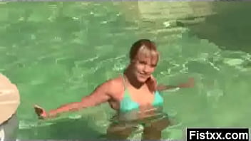 Wife fisting and in enjoyable copulation