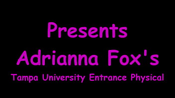 Tampa university entrance physical adrianna fox