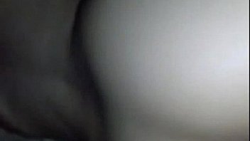 Interracial couple fuck in the dark