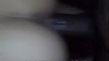 Interracial couple fuck in the dark