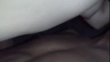 Interracial couple fuck in the dark