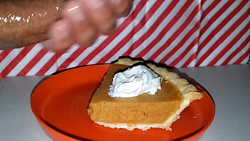 Sperm Covered Pumpkin Pie For The New Year thumbnail