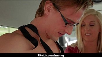 Sexy wild chick gets paid to fuck 15