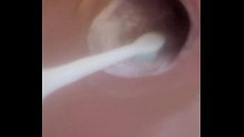 Oral fixation tooth brushing electric tooth brush