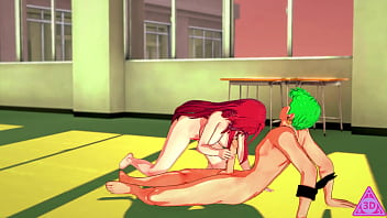 Zoro si perde ed inconta rias gremory decide di scoparla