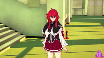 Zoro si perde ed inconta rias gremory decide di scoparla