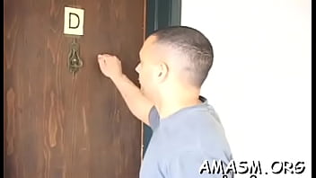 Pole rodeo after doggie from sensual woman