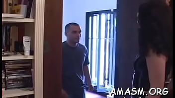 Pole rodeo after doggie from sensual woman