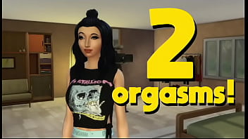 Hot brunette sim plays with her hairy pussy and cums twice sims 4 Hot brunette sim plays with her hairy pussy and cums twice sims 4