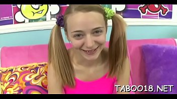 Carnal teens service a thick darksome shaft