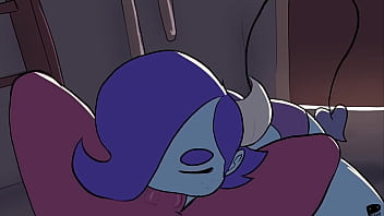 Peculiart titfuck and blowjob