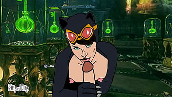 Catwoman sucks and fucks
