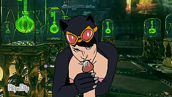 Catwoman sucks and fucks