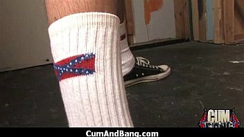 Black girl sucks many white cocks in redneck group 20