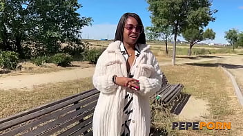 Paris is back to us our favorite black babe gets nailed by an amateur dude