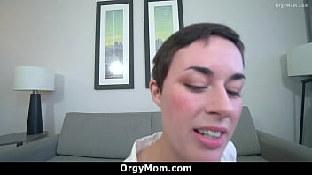 Stepmom teaching him the art of pleasure orgymom