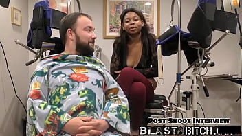 Minnie rose sucks dick and gets pussy blasted with cum