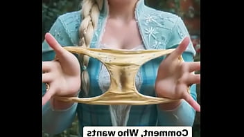 They're tugging at threads of temptation where ice meets fire in a playful kingdom drama here—just sibling spells for stolen glances and whispered wants