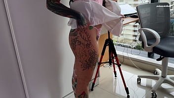 I fuck my bratty stepsister's hairy pussy and she gives me a penectomy