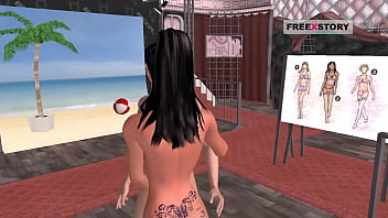 An animated 3d cartoon porn video of two beautiful couples having foreplay fun like kissing rubbing pussy pressing breast and so on