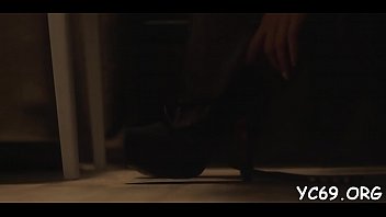 Stunner in nylons loves sex