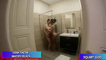 Gina snow & maddy black's squirting orgy with matt & dean