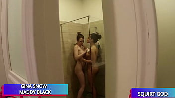 Gina snow & maddy black's squirting orgy with matt & dean