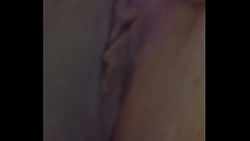 Fransica plays solo with fingers in her wet pussy