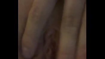 Fransica plays solo with fingers in her wet pussy