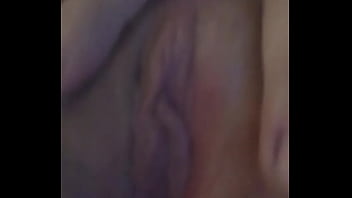 Fransica plays solo with fingers in her wet pussy