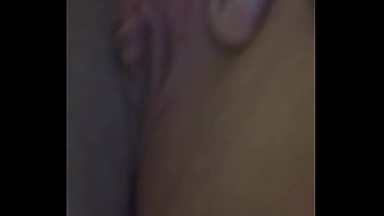 Fransica plays solo with fingers in her wet pussy