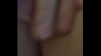 Fransica plays solo with fingers in her wet pussy