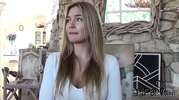 Desirable chick playing with long boner