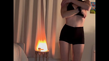 Hot wife strips and sucks my cock then gets fucked loves to taste cum