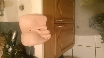 Bathroom fun with rubber ass and pussy masturbation fuck fest Bathroom fun with rubber ass and pussy masturbation fuck fest