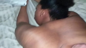 Ebony milf taking backshots