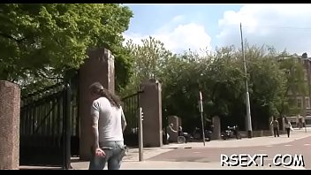 Diminutive tit babe rides a big dick