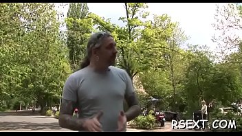 Diminutive tit babe rides a big dick