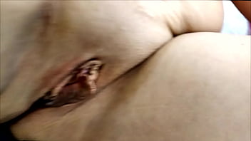 A depraved adult girl bravely looks into the crazy world with her cunt wide open