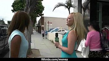 Sexy teen nails her butt on hard dick for cash 20