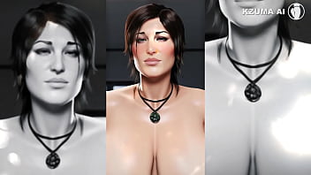 Morena linda peitos grandes modelo ai gerou