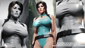 Morena linda peitos grandes modelo ai gerou