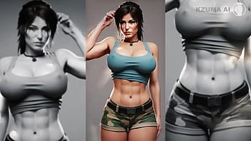 Morena linda peitos grandes modelo ai gerou