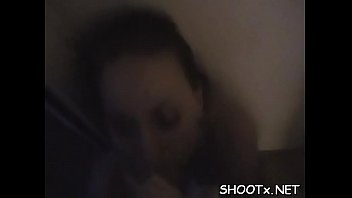 That babe gets a hard meat for dinner