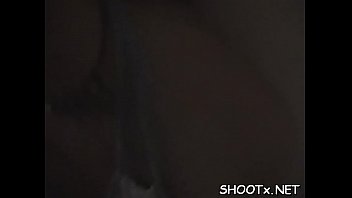 That babe gets a hard meat for dinner